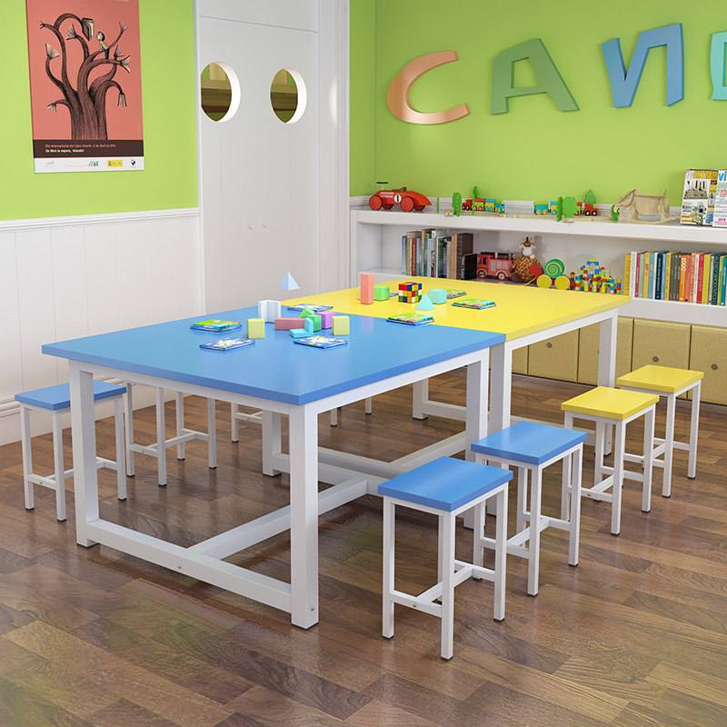 Kindergarten Table Chairs Counselling Training Course Table Young Children Training Institutions Table And Chairs Children Table Young Children Table Rectangular