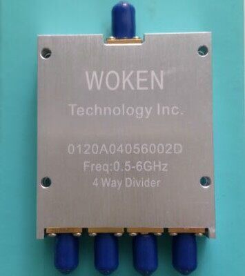 Brand new Waken 0 RF 5-6GHz Frequency 4 Way Divider1 points 4 power divider 0120A04056002D