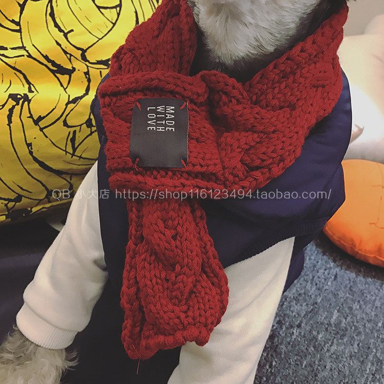 QB Snownery Warm Stick Needles Scarves Red Scarves Teddy Bibi Bear Faro Kirkiye Christmas Scarves