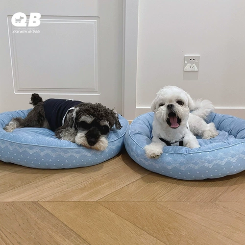 Японская холодная -чувствительная к матрасу гнездо -хвост собака собака лето охлаждение шелковое шелковое шелковое ледяное подушка.