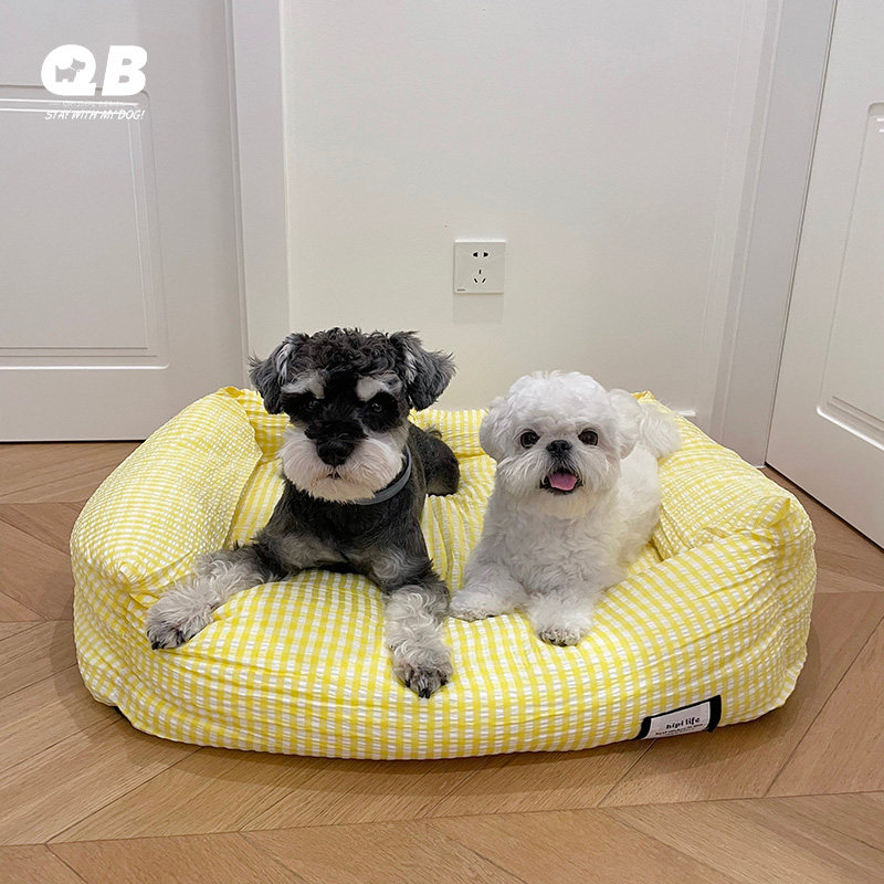 Pet dog removable and washable four seasons nest deep sleep cotton nest autumn snow Narui Teddy Corgi small and medium dog puppies