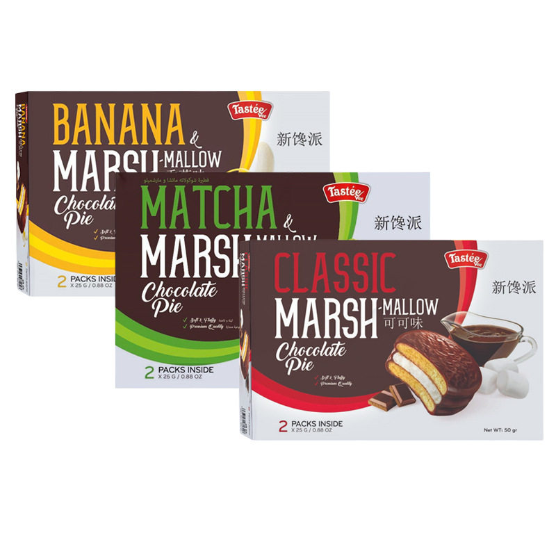 越南进口NEWGREEDYPIE新馋派夹心糕点