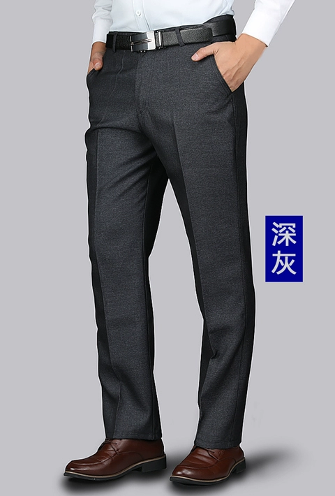 Quần bố cộng với nhung dày cho nam mùa đông trung niên