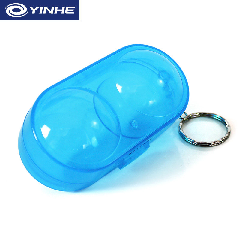 Galaxy 9999 table tennis box plastic table tennis ball box hanging chain can be loaded with 2 ball boxes table tennis storage box