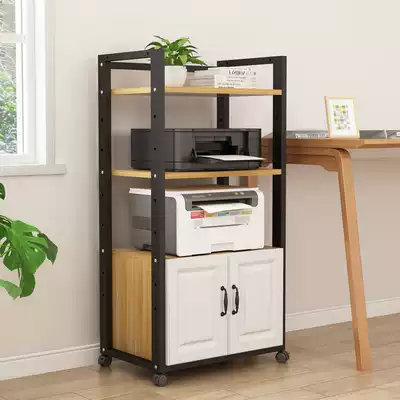 European-style cabinet door office storage shelf printer shelf photocopy All main frame holder mobile shelf mobile shelf