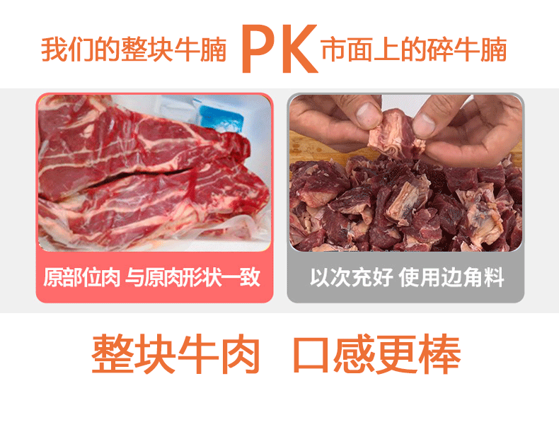 庄野牧场 澳洲进口 安格斯牛腩块  3斤 非腌制 整切0添加 图1