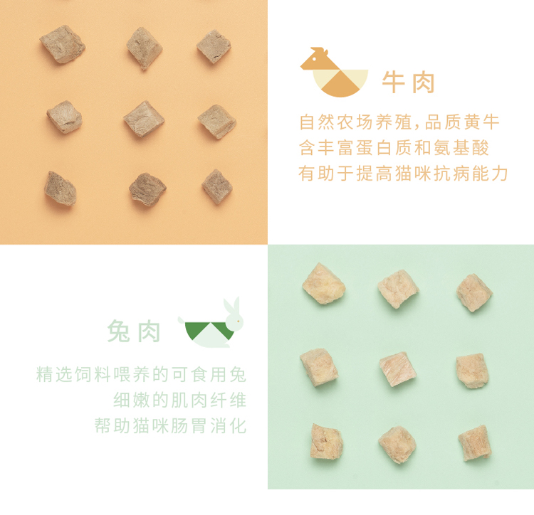 Pidan đông lạnh đồ ăn nhẹ cho mèo đồ ăn nhẹ thú cưng 10g * 1 gói thịt bò khô đông lạnh vào mèo và mèo ăn nhẹ khô - Đồ ăn nhẹ cho mèo ca hop