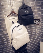 Korean version of the tide bag school bag simple new 2017 mens middle and large womens bag student shoulder bag cheap high early back 