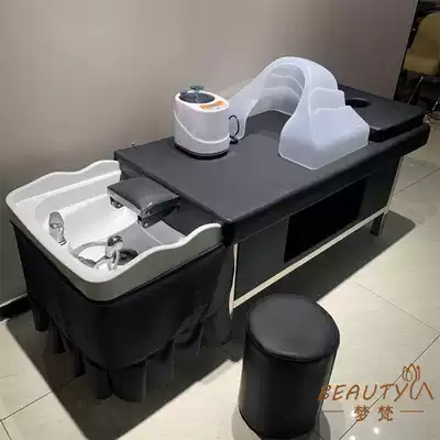 Hairdressing shop special shampoo bed shop full lying Thai massage shampoo bed multifunctional head therapy bed factory direct sales