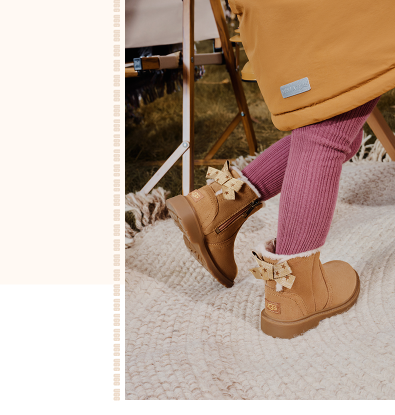 UGG Jensen詹森系列 Lynde 小童女童切尔西短靴 1115831 天猫优惠券折后￥299包邮（￥419-120）22-28.5码可选