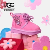 UGG Детская обувь x Sesame Street Main 23 Осень и Зимние Новые мужчины и Женщины Детские Снежные ботинки Симпатичные хлопковые сапоги 1147232T