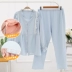 Bà bầu đồ ngủ cotton tháng quần áo nữ mùa xuân và mùa thu sau sinh cho con bú Đồ ngủ cho bà bầu ra ngoài mang thai dịch vụ mang thai tại nhà - Giải trí mặc / Mum mặc bộ mặc sau sinh mùa hè Giải trí mặc / Mum mặc