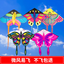 Special feature Chinese Wind Butterfly Easy flying children with small kite children Handheld ultra long line Adults Outdoor