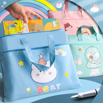 Boy handbag Girls students remedial classes Supplementary Classes Bags Hand Bags Canvas Bags Carry Book Bags Boys Light Fine Art