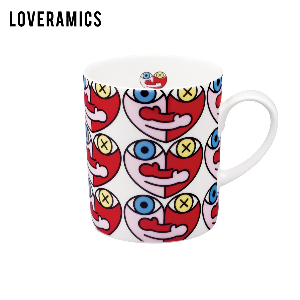 Loveramics love June I love mark cup three 380 ml ipads porcelain cup of milk tea cup cup (H & H)