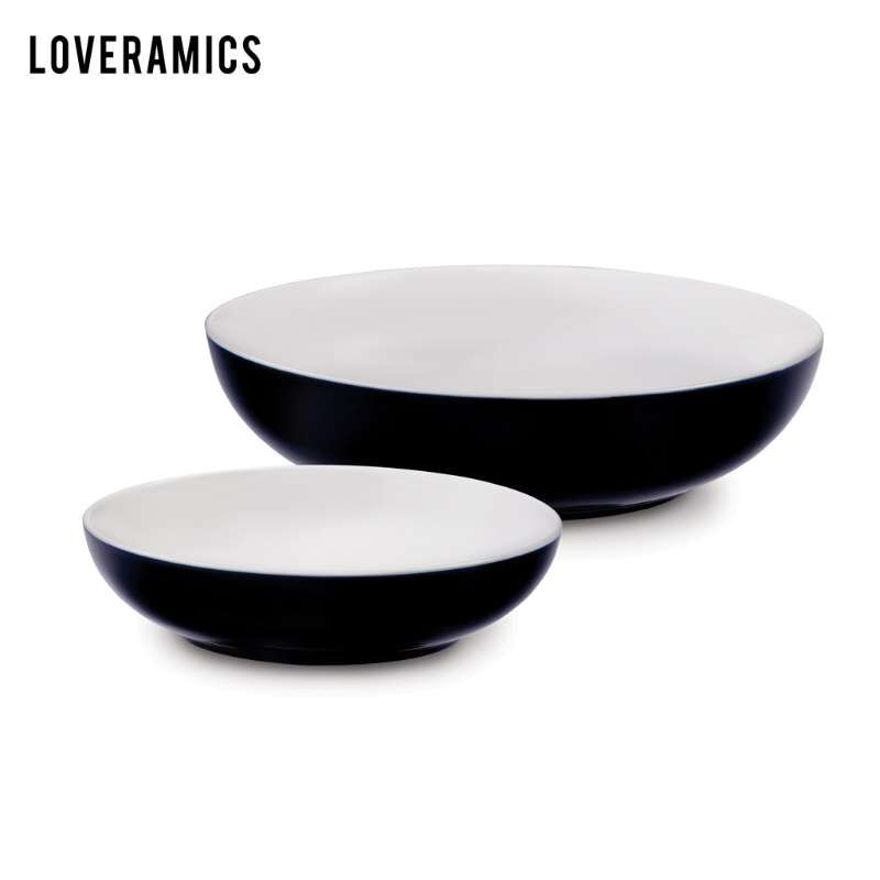 Loveramics love Mrs Er - go! 4 times (sapphire) household soup plate ceramic tableware