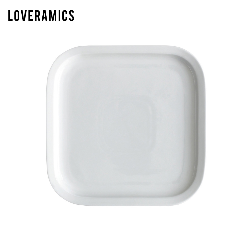 Loveramics love Mrs Er - go! Fashion series of 30 cm square, flat (white)