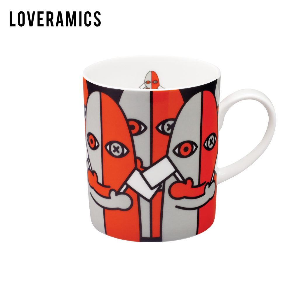 Loveramics love June I love mark cup three 380 ml ipads porcelain cup of milk tea cup cup (H & B)