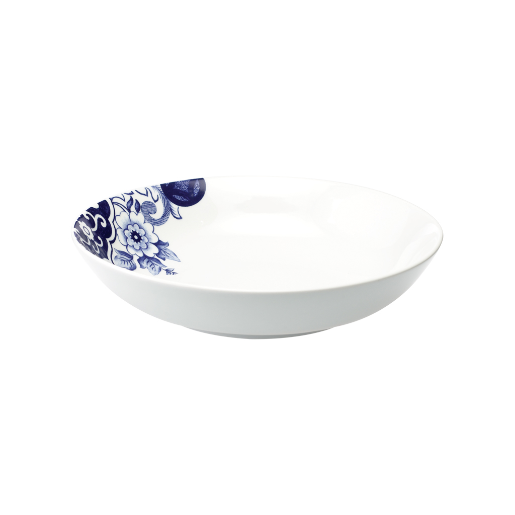 Mrs Loveramics love love blue glaze Shared four see colour of household tableware soup plate combination