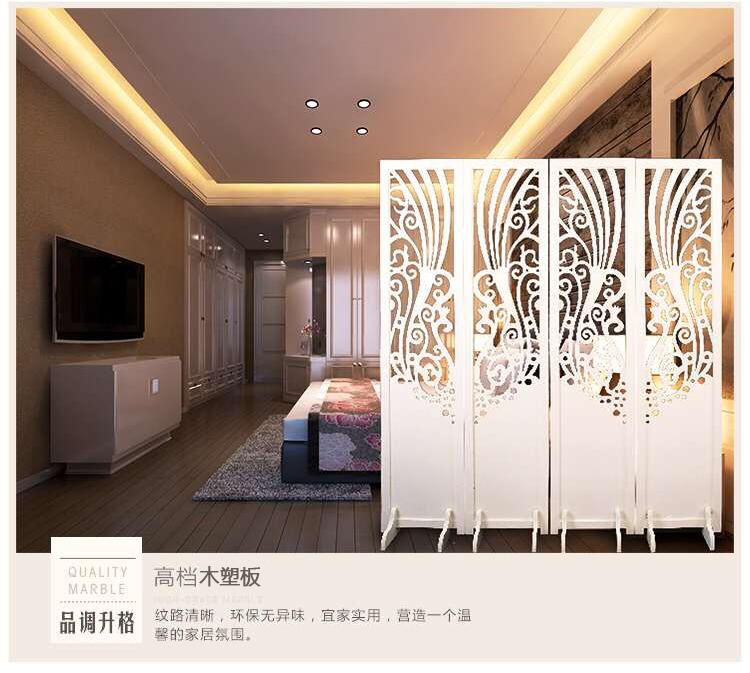 Màn hình tối giản hiện đại Phân vùng màn hình Trung Quốc chạm khắc chạm khắc sàn di động gấp màn hình màn hình di động - Màn hình / Cửa sổ vach ngan phong