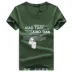 Mùa hè 2018 mới tay ngắn nam cotton tròn cổ rộng áo thun nam thời trang cộng với phân bón XL nửa tay áo nam Mẫu áo phông nam đẹp 2020 Áo phông ngắn