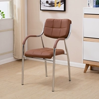 Коричневая кожаная поверхность с утолщенными подлокотниками (минимум 2 штуки, заказ на доставку не отправляется)