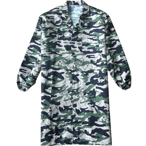 长袖迷彩大褂工作服罩衣劳保服防尘