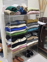 Clothing storeshoe bag hat accessories acrylic display counter window to collect shelf organic glass