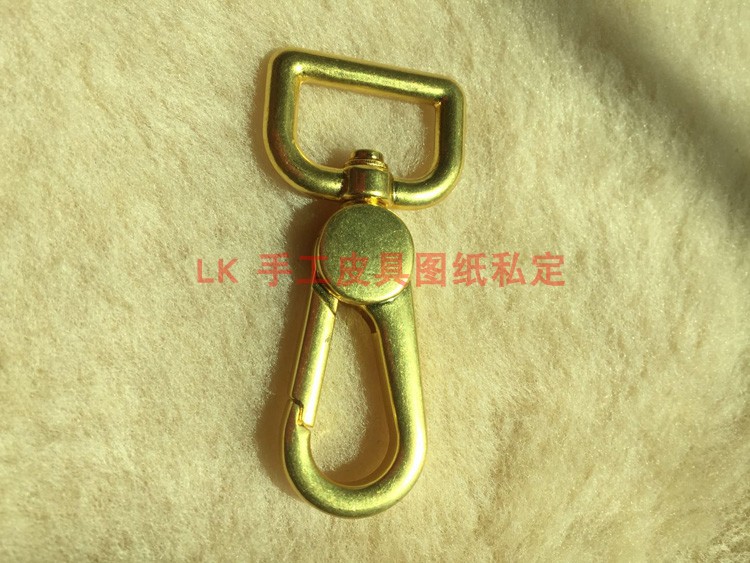 LK handmade leather with DIY drawing version type custom decapitated cut bull card bag special hardware hook button WJ005