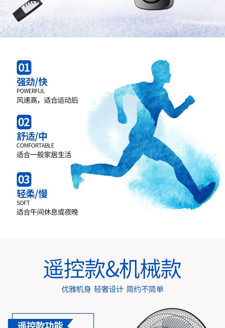 quạt trần cao cấp Quạt treo tường Yushchenko treo tường quạt điện treo tường Quạt treo tường điều khiển từ xa treo tường lắc đầu nhà hàng Quạt công nghiệp 16 inch - Quạt điện may quat hoi nuoc