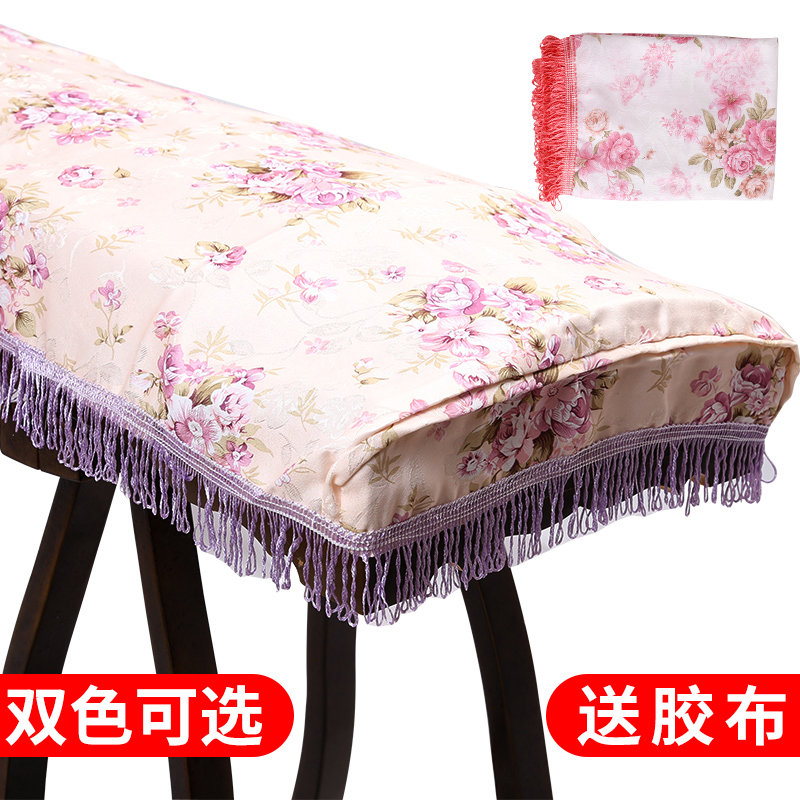 Guzheng cover cloth anti-dust cover Hood Fields Garden Wind Art Thickening Upscale Cotton Embroidery Lace Chinese Wind Universal