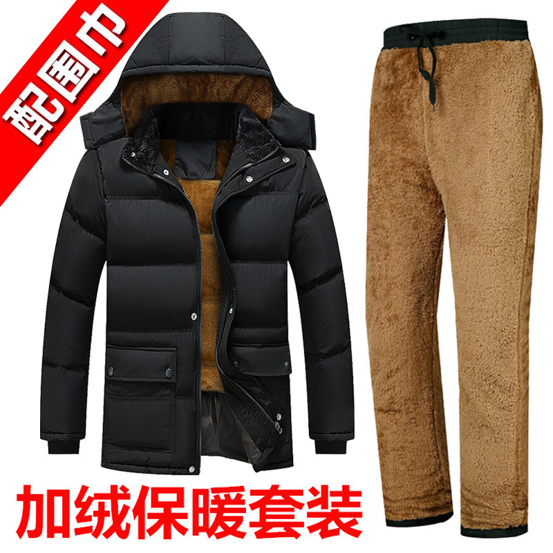 Dad Winter Cotton Man Cotton Clothes Grandpa Winter Middle Age Handling Middle Age Men's Down Cotton Clothes