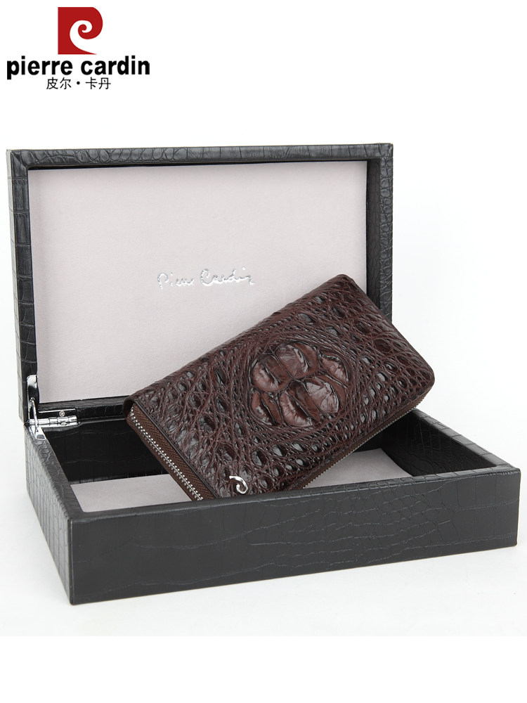 Pilkardon avocado leather wallet men's real leather handbag with long version of bracelet handbags business casual hand grip bag man