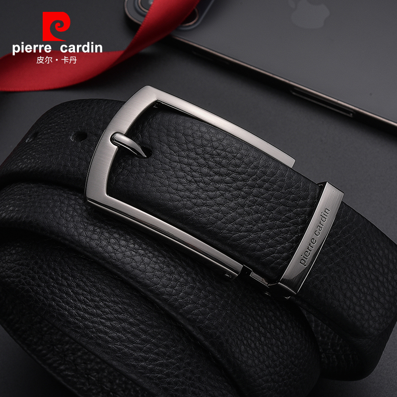 Pilkaden Needle Buckle Leather leather men's head layer Bull Leather Casual 100 Hitch Mid Youth Belt Tide Men's Belt