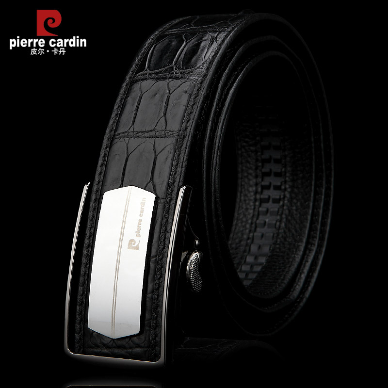 Pilkaden brand avocado leather belt male leather strap automatic buckle business upscale gift box men's western pants strap
