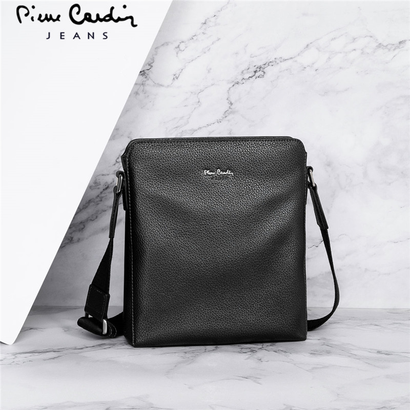 Pilcaden New Tide Genuine Leather Men's Bag Single Shoulder Bag Men's Inclined Satchel Bag Men Business Bull Leather Bag Casual Little Scapegoat