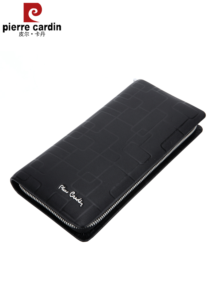 Pilkardon wallet Male handbag Male genuine leather casual handbag with long version of laced wallet head layer Bull Leather Hand Grip Bag