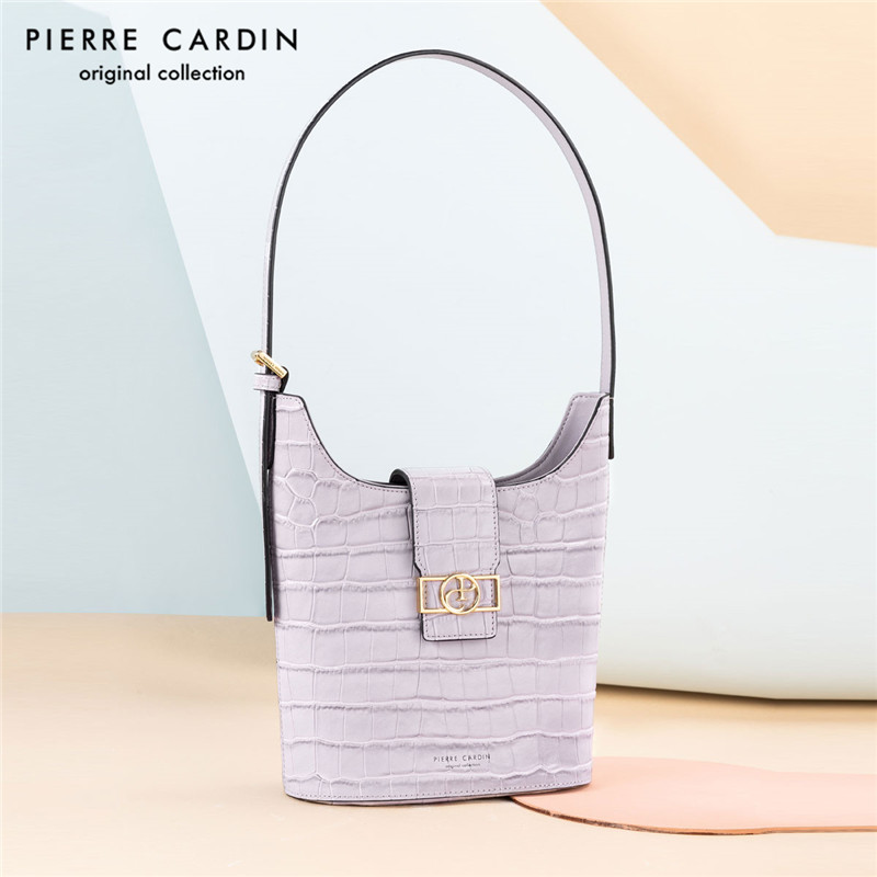 Pierre Carden's new women's portable bucket bag fashion large-capacity shoulder bag net red messenger bag classic bag
