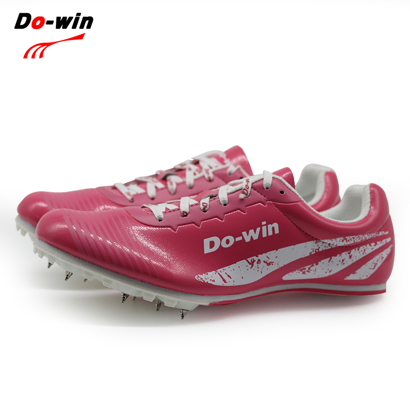 Dowei nail shoes Track and field sprint men's jump shoes Triple jump training shoes Women's physical examination four student running nail shoes