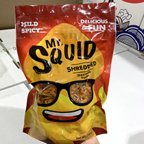 Shanghai costco Mr squid Slightly spicy squid shredded seafood Ready-to-eat snacks Snack snack food 240g