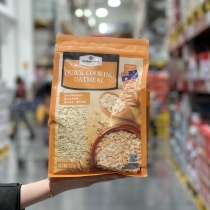 Sam member shop Members Mark breakfast Fast cooked oatmeal pure meatmeal Meal Satiety without sugar 1 5kg