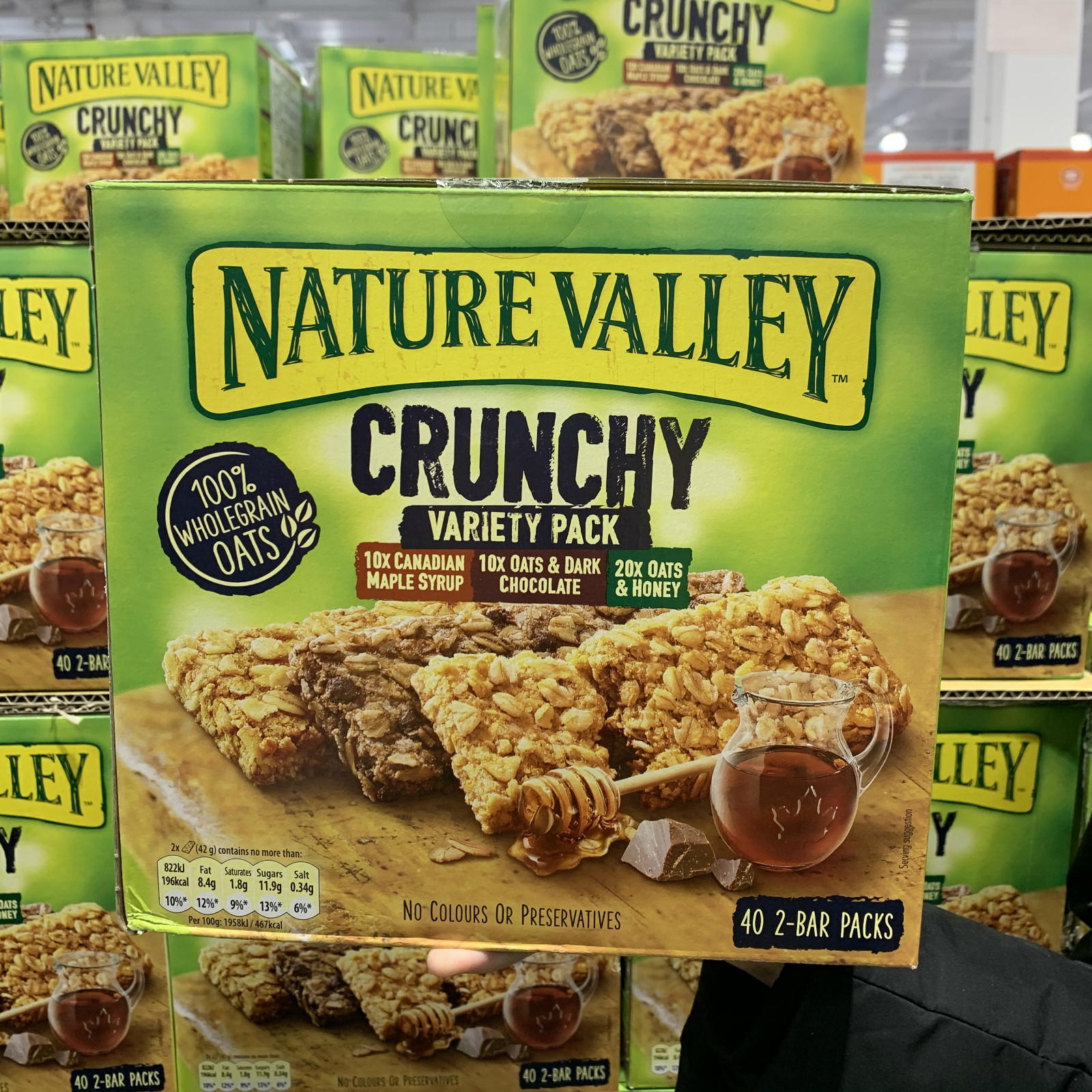 Shanghai costco Nature Valley natural valley fragrant crisp oat with many tastes 1680g