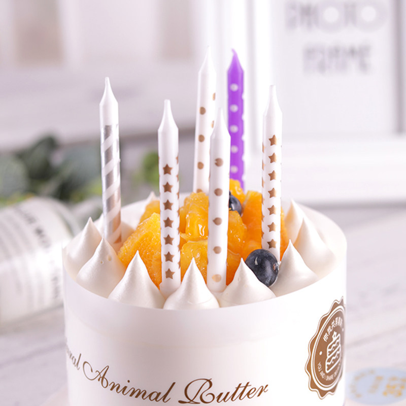 ins golden silver pencil birthday candle birthday supplies banquet reception proposal dress up supplies cake decoration