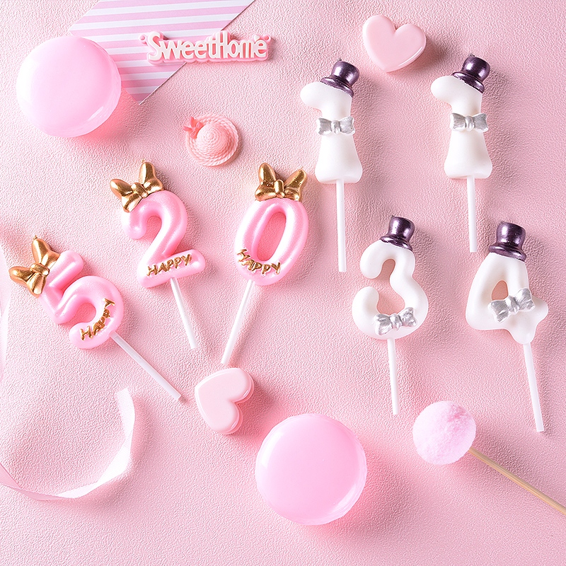 Prince's Princess Single Packaging Creative Birthday Candle Men's Birthday Girl Party Arrangement Sweet and Sweet Birthday Candle