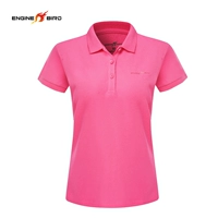 Động cơ Bird Sports Business Màu sắc rắn POLO Áo mùa hè New Cotton Cotton Ve áo tay ngắn Áo thun thoáng khí áo polo nam cao cấp