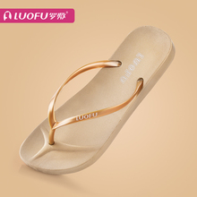 【罗敷】人字拖防滑简约时尚沙滩情侣拖鞋