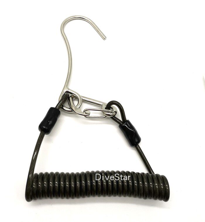Special price 316 non-induced steel diving accessories reef flow hook steel wire missed tool rope single flow hook