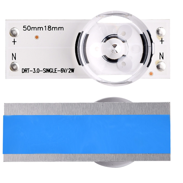 3V/6V/Lg6V Round and Square Concave-Convex Lens Led Lamp Beads 32-65inch Universal Led Lamp Beads for Lcd Tvs