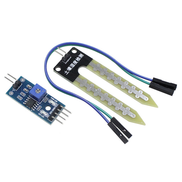 Soil Moisture Sensor Module, Moisture Sensor, Soil Moisture Meter Detection Electronic Experiment Moisture-Sensitive Module