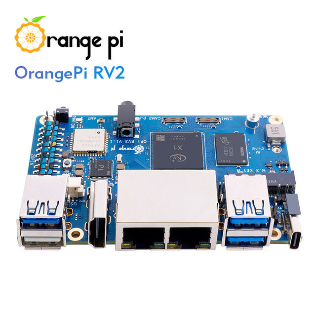 Orange Pi Rv2 Development Board Ky X1 8-Core Risc-V Processor with 2Tops Ai Computing Power